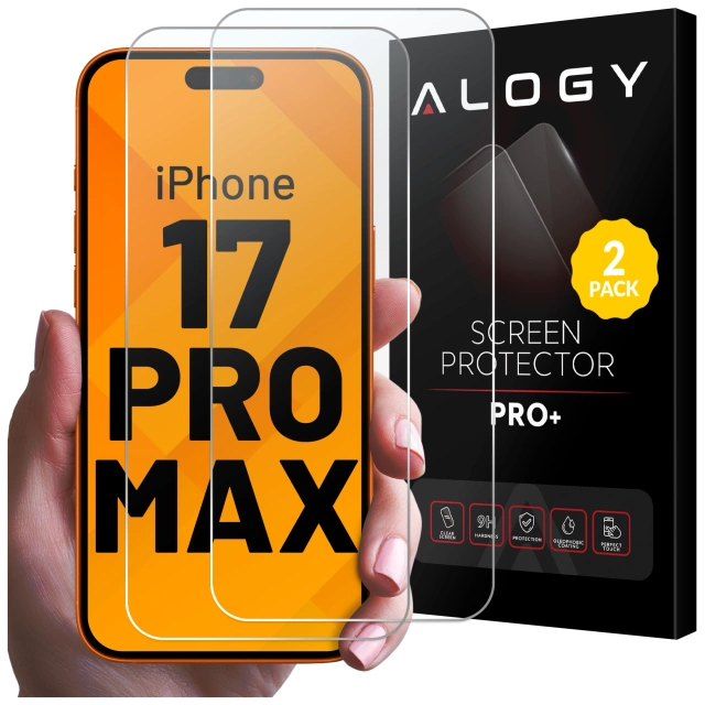 Tvrzené sklo pro ochranu displeje Apple iPhone 16 9H Alogy Heavy Pro™️