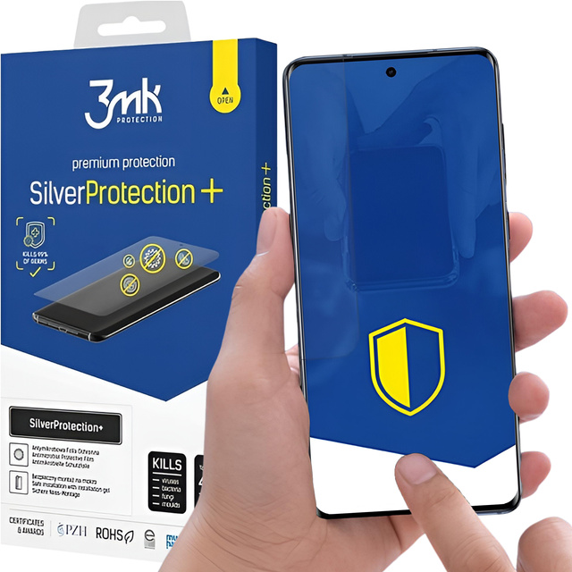 Protective foil for Motorola Edge 40 Neo - 3mk SilverProtection screen protector Antimicrobial