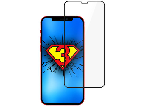3mk HardGlass Max Lite tempered glass for iPhone 12/ 12 Pro Black