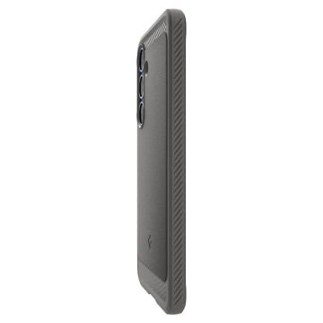 Puzdro pre Samsung Galaxy S25, mramorovo šedé, Spigen Rugged Armor, MagSafe