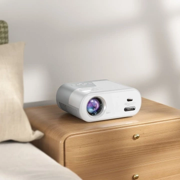 Проектор HOCO HD Ready DT2 білий, Android, Wi-Fi, Bluetooth, 720P