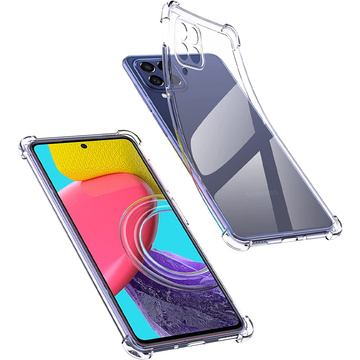 ShockProof Alogy Armor Case for Samsung Galaxy M53 5G Transparent