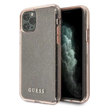 Guess GUHCN65PCGLPI iPhone 11 Pro Max Różowy/růžové pevné pouzdro Glitter