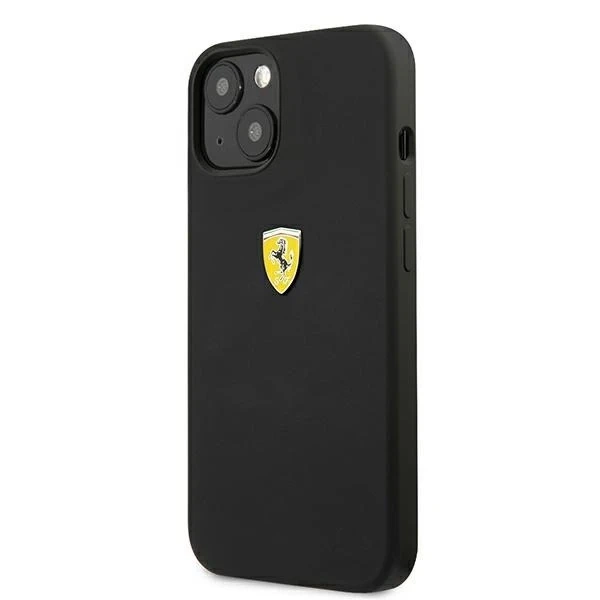 Hülle für Ferrari iPhone 13 mini 5.4" schwarz/schwarz Hardcase Silikon