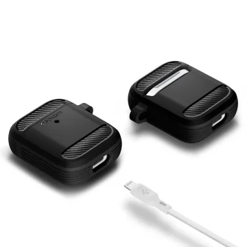 Spigen robustné brnenie Apple airpods matne čierne
