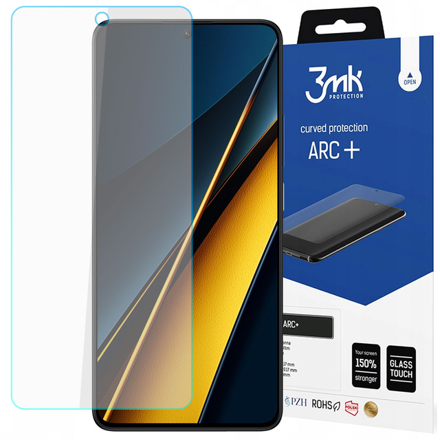 Fólia Xiaomi Poco X6 Pro 5G 3mk ARC má unikátny Self-Care displej