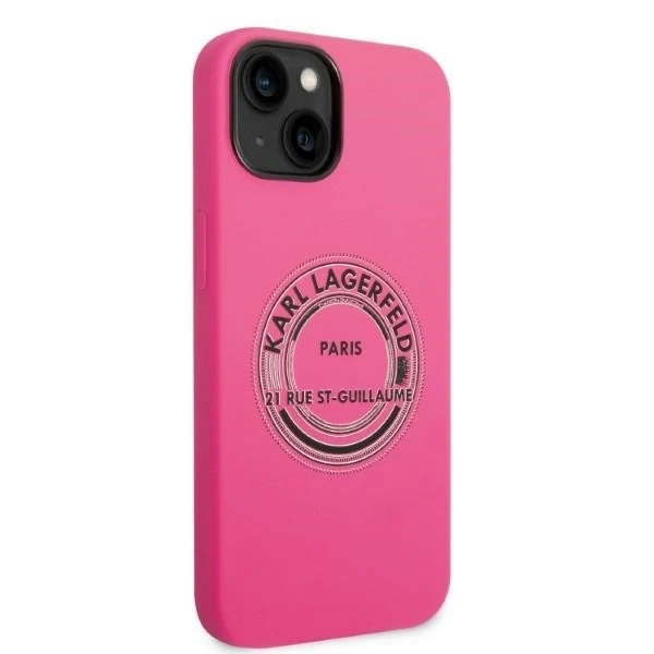 Etui Karl Lagerfeld KLHCP14MSRSGRCF pre Apple iPhone 14 Plus 6,7" pevné puzdro silikónové RSG