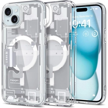 Spigen Ultra Hybrid Mag Mag Safe для Apple iPhone 15 Zero One White