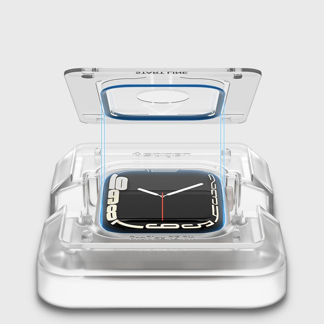 Гібридне гнучке скло Spigen Proflex Ez Fit 2x для Apple Watch 7 45 мм