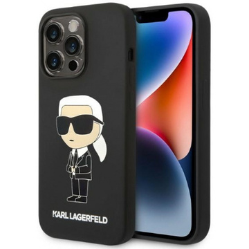 Чохол Karl Lagerfeld KLHMP14LSNIKBCK для iPhone 14 Pro 6.1" Hardcase Силікон Iconic Magsafe