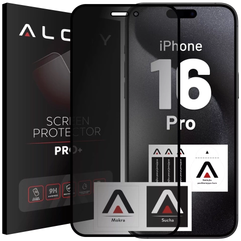 Alogy Privacy Glass tempered glass for Apple iPhone 16 Pro matte screen protector