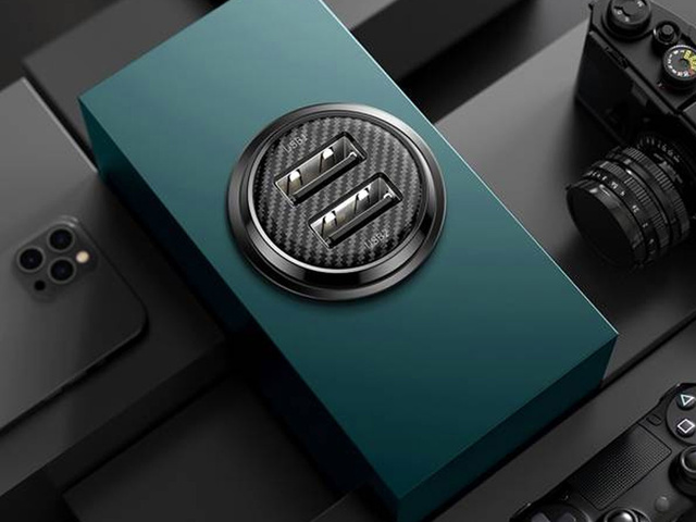 Nabíjačka do auta Baseus Grain Pro 2x USB 4.8A čierna