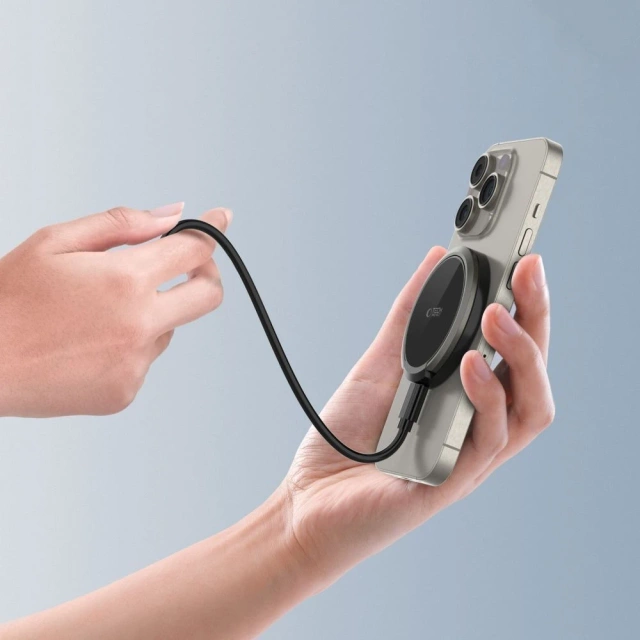 Nabíječka MagSafe Tech-Protect QI15W-A33 černá 15W stojan