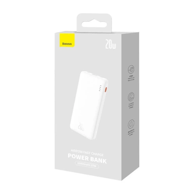 Baseus Airpow 10000mAh 20W Power Bank White