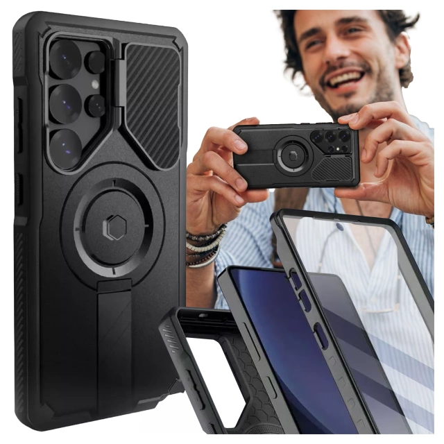 Чохол для Samsung Galaxy S25 Ultra Tech-Protect Kevlar MagSafe Black