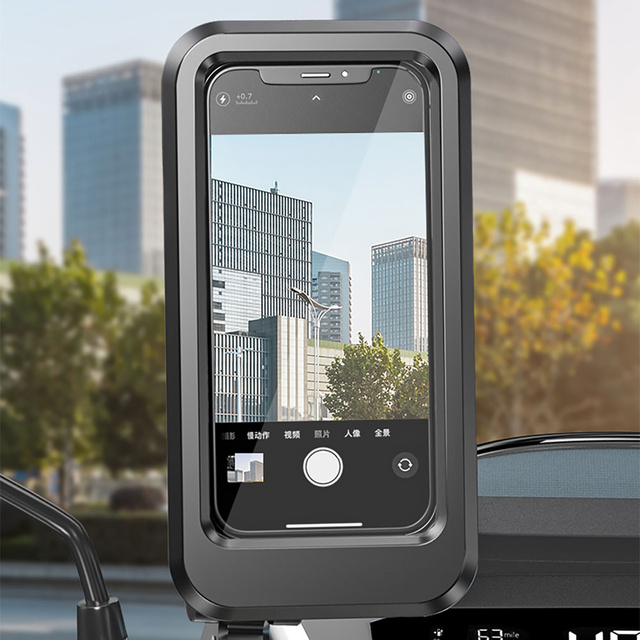 Alogy Waterproof bicycle holder for bicycle, scooter, motorcycle, adjustable handlebar for phone. Black