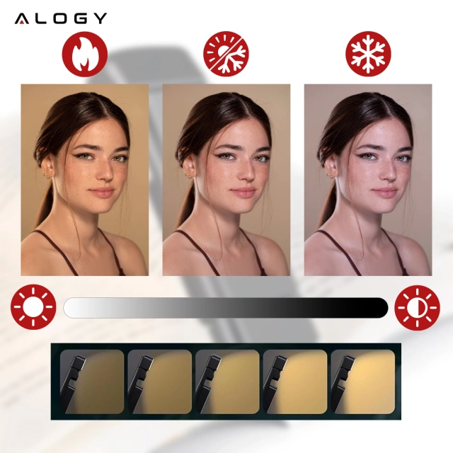 Alogy Clip Lamp LED čtecí lampa dobíjecí lampa s klipem na knihy černá