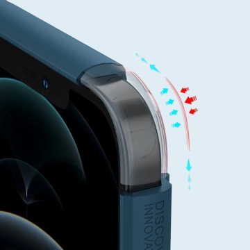 Nillkin Super Frosted Shield Pro strapazierfähige Hülle für iPhone 13 Pro Max blau