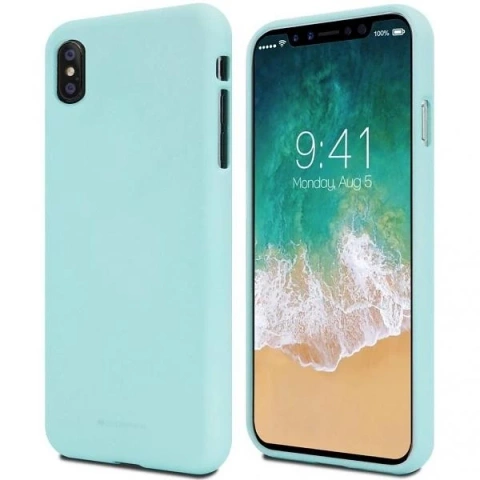Etui na telefon Mercury Soft do iPhone 14 Pro Max miętowy/mint