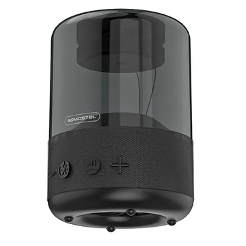Bezdrátový přenosný reproduktor Somostel Bluetooth BT 5.0 H210 LED RGB AUX TF černý