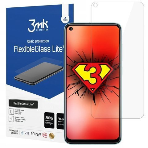 Небитке гібридне скло 3mk Flexible Glass Lite для Redmi Note 9