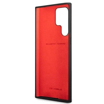 Ferrari Hardcase for Samsung Galaxy S22 Ultra black/black hardcase On Track Silicone