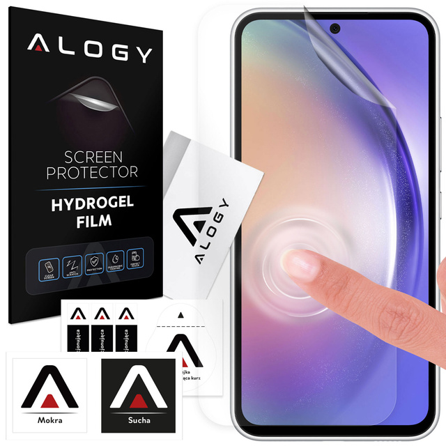 Hydrogelová fólie pro Samsung Galaxy A54/ A53/ A52/ A52S/ A51/ A50 ochranná fólie na displej telefonu Alogy hydrogelová fólie