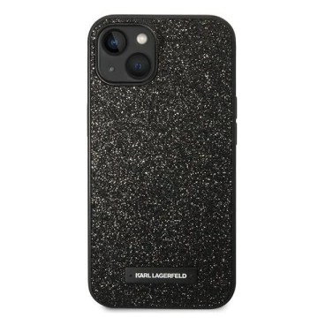 Protective phone case Karl Lagerfeld KLHCP14MG2ELK for Apple iPhone 14 Plus 6.7" hardcase black/black Glitter Plaque Logo