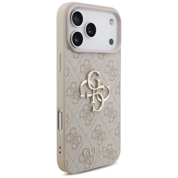 Etui Guess Hardcase 4G Big Metal Logo do iPhone 17 Pro Max różowe