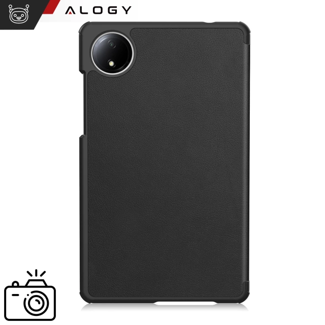 Etui ochronne do Redmi Pad SE 8.7" 4G Alogy Book Cover Case obudowa na tablet Czarne + Szkło i rysik