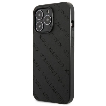 Etui Karl Lagerfeld KLHCP13XPTLK für iPhone 13 Pro Max 6,7" Hardcase Allover perforiert