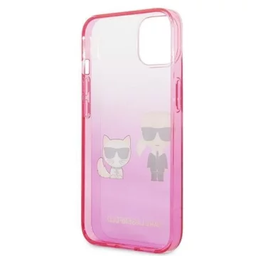 Karl Lagerfeld KLHCP13STGKCP iPhone 13 mini 5.4" hardcase pink/pink Gradient Ikonik Karl