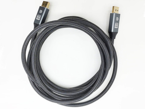 Kábel s konektorom Alogy 2x Display Port DP 1.4 8K 30AWG pre TV PC 3m