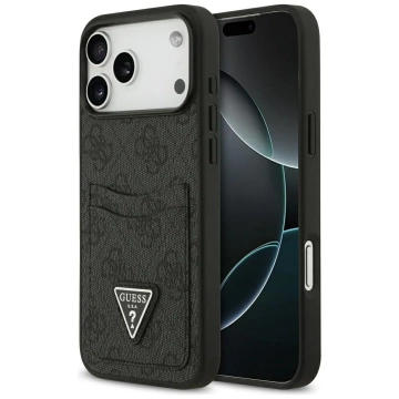 Etui Guess do iPhone 17 Pro Max 4G Double Card Triangle Black