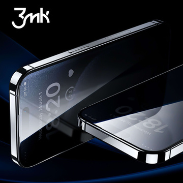 Ochranné sklo pro iPhone 15 Pro - 3mk HardGlass Max Privacy™ Anti-spyware temperované