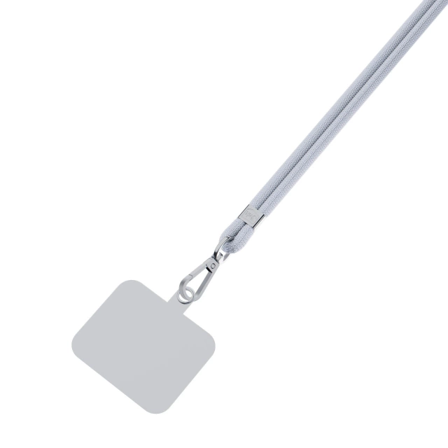 Univerzálna šnúrka pre smartfón 3mk EasyClip Grey (strieborná)