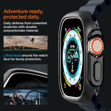 SPIGEN THIN FIT APPLE HODINKY ULTRA (49 MM) ČERNÉ