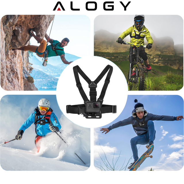 Cage-adjustable harness for GoPro Hero 10/9/8/7/6/5