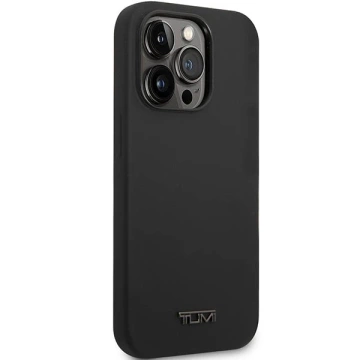 Tumi Liquid Silicone Hardcase für iPhone 14 Pro Max schwarz/schwarz