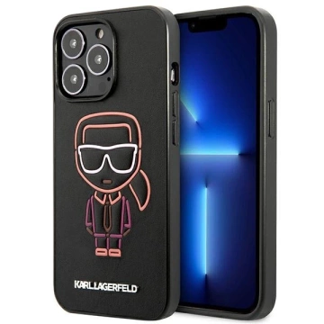 Etui Karl Lagerfeld KLHCP13XTUOK na iPhone 13 Pro Max 6,7" pevné puzdro Karl Ikonik Outline