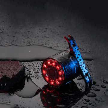 Zadní světlo na kolo voděodolné RockBros Q1 7x barevná LED USB pod osvětlení zadního sedla