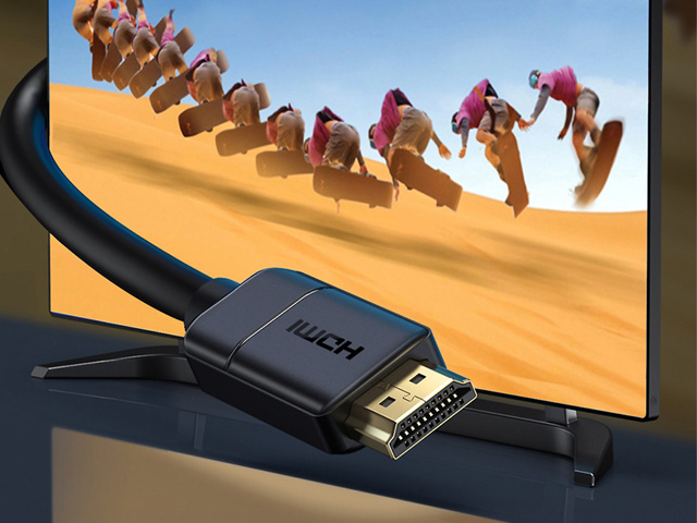 Kabel Baseus HDMI 2.0, 4K 60Hz, 3D, HDR, 18Gbps, 1m černý