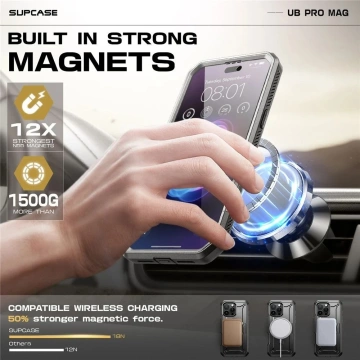 Etui Supcase UB Pro Mag do MagSafe pro iPhone 16 Pro Max Black