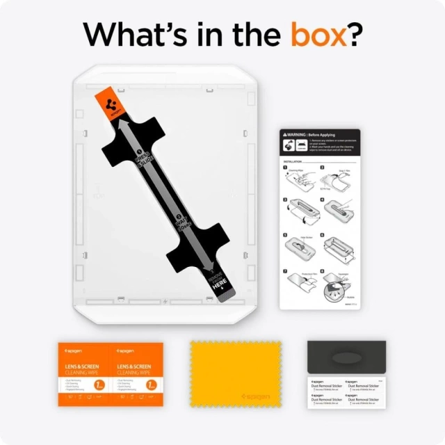 Tvrzené sklo Spigen Glas.tR "EZ Fit" pro Apple iPad Pro 13 7 / 2024 čiré