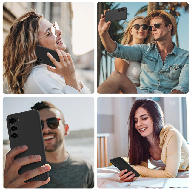 Etui telefónu Samsung Galaxy S23 5G - 3mk matné puzdro čierne