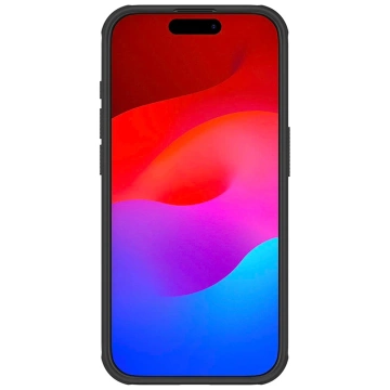 Посилений чохол Nillkin Super Frosted Shield Pro для iPhone 15 Pro - чорний