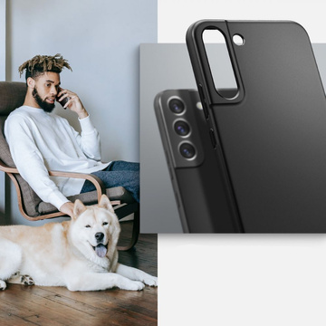 Чохол для Samsung Galaxy S22 Spigen Thin Fit Black