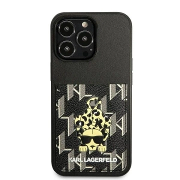 Etui Karl Lagerfeld KLHCP13LCANCNK do iPhone 13 Pro / 13 6,1" hardcase Karlimals Cardslot