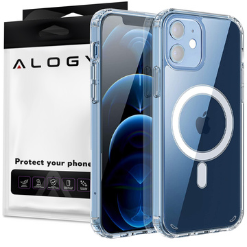 Pouzdro MagSafe Ultra Slim Alogy pro Qi nabíječky pro iPhone 12 / Pro. Čiré sklo