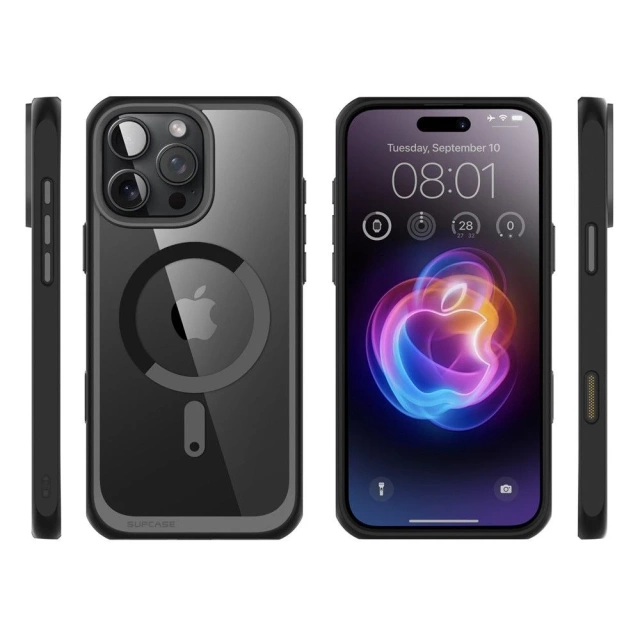 Etui Supcase UB Mag MagSafe für iPhone 16 Pro Schwarz